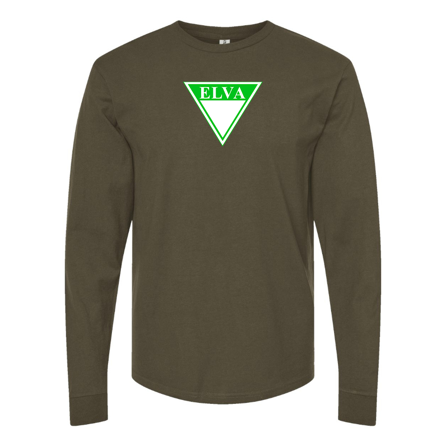 Men's Elva Logo Long Sleeve T-Shirt