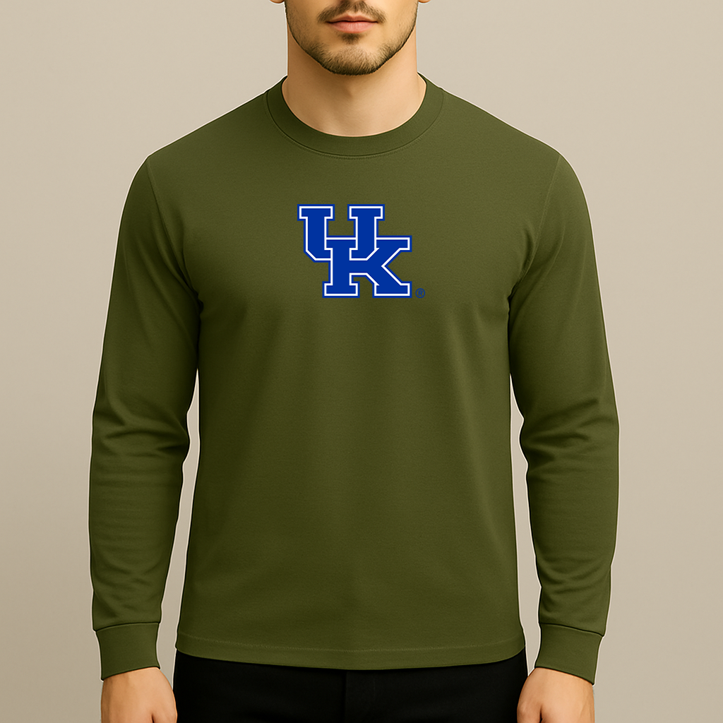 Men's Kentucky Wildcats Logo Long Sleeve T-Shirt