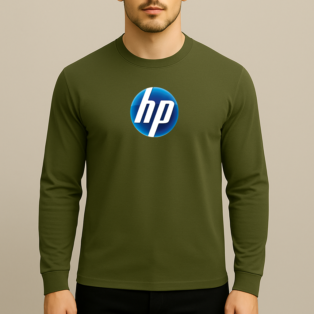 Men's HP Logo Long Sleeve T-Shirt