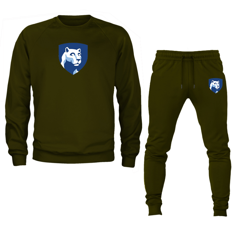Men's Penn State Symbol Crewneck Sweatshirt Joggers Suit
