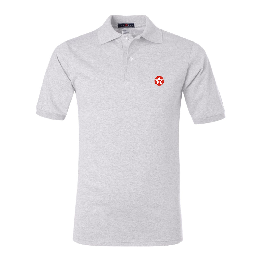 Men's Texaco Logo JERZEES SpotShield polo