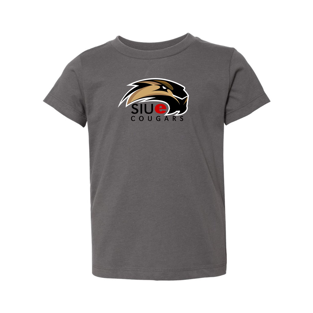 SIU Edwardsville Cougars Logo BELLA CANVAS Toddler Jersey Tee