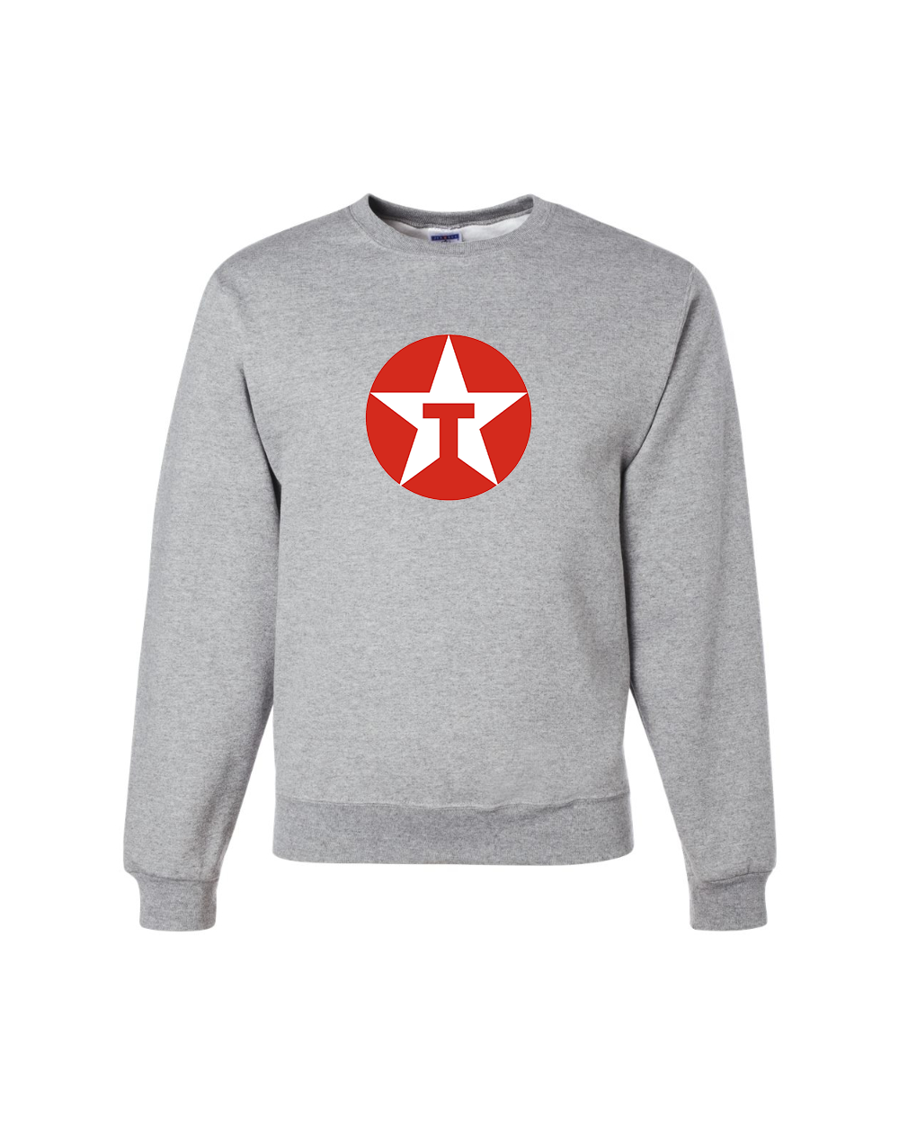 Men's Texaco Logo JERZEES NuBlend Crewneck Sweatshirt