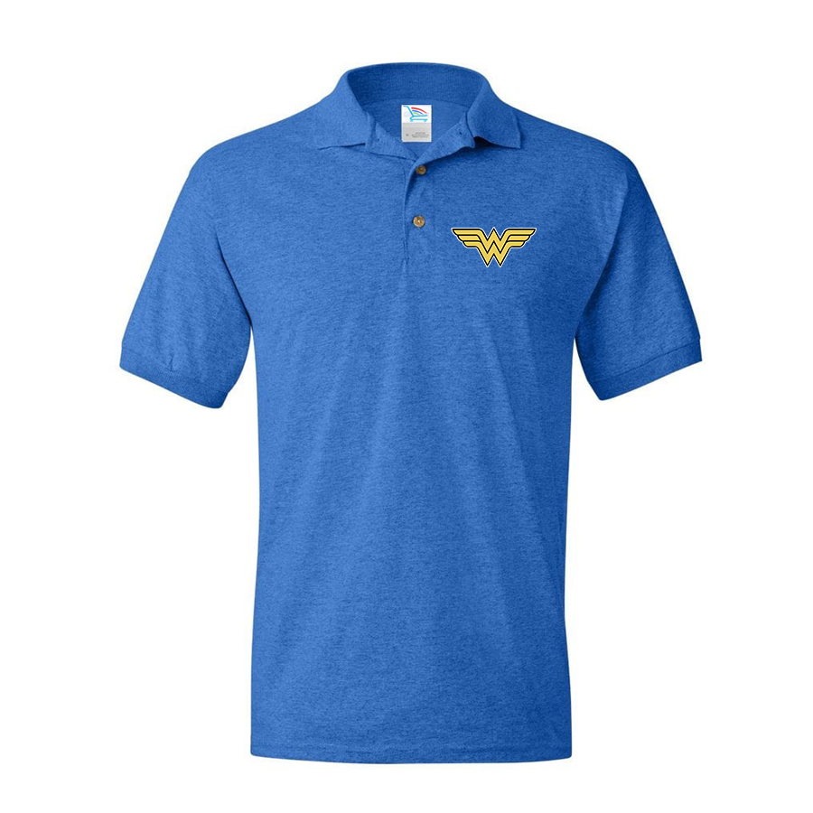 Men's Wonder Woman Superhero Dry Blend Polo