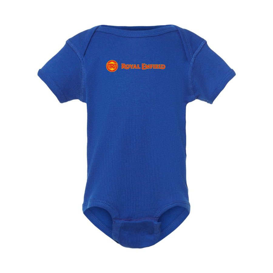 Royal Enfield Logo Baby Romper Onesie