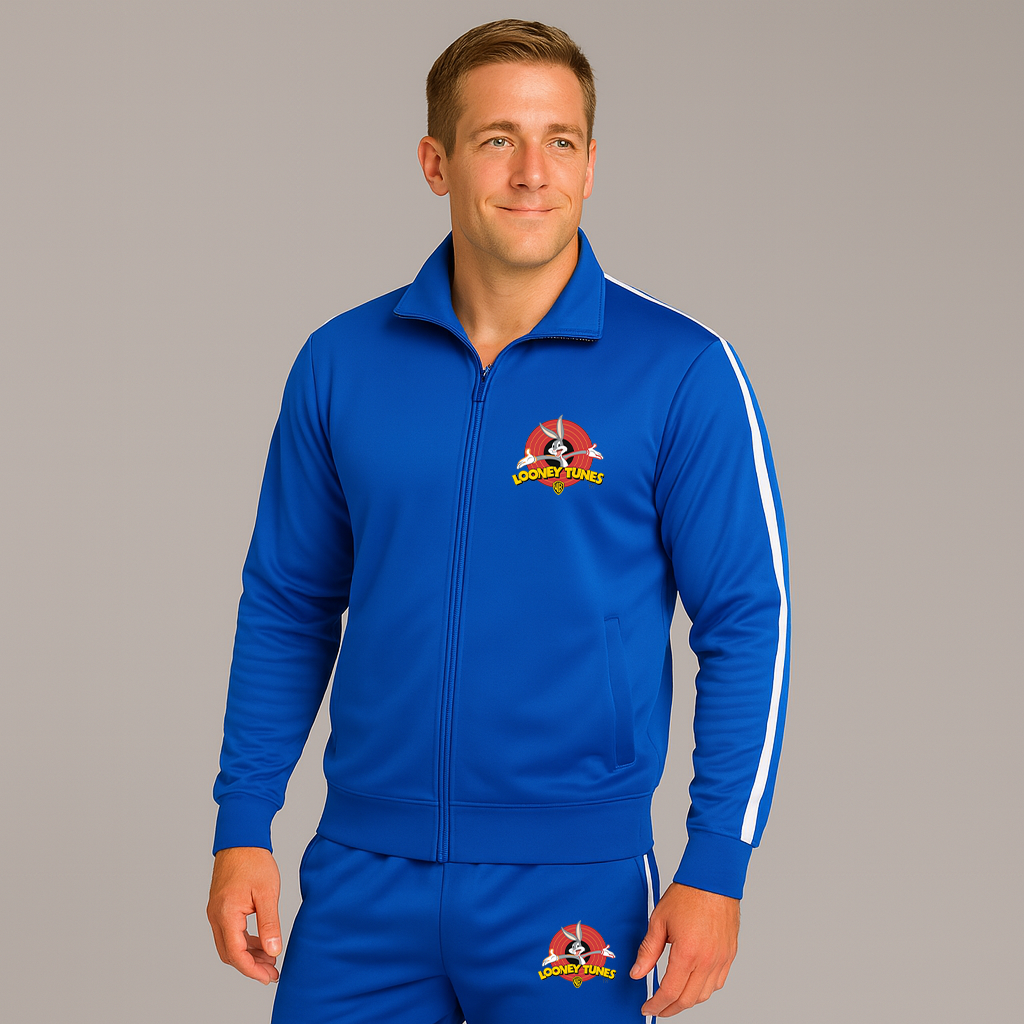 Men's Looney Tunes Warner Brothers Cartoon Dri-Fit TrackSuit
