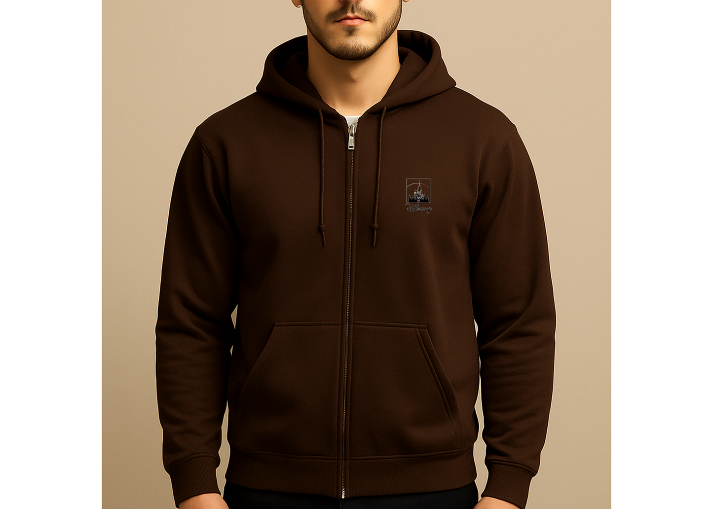 Men's Walt Disney Cartoon Zipper Hoodie