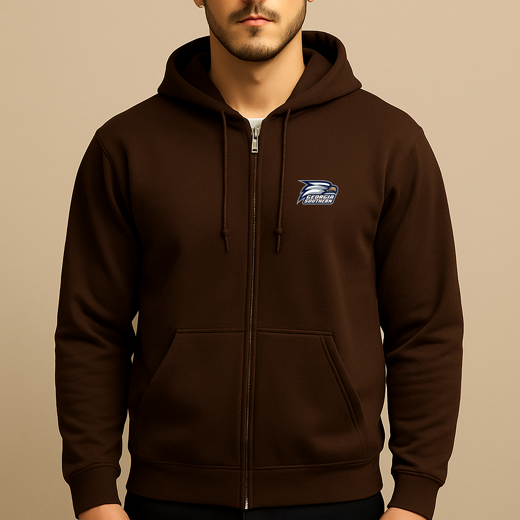 Men's Georgia Southern Eagles Logo Zipper Hoodie