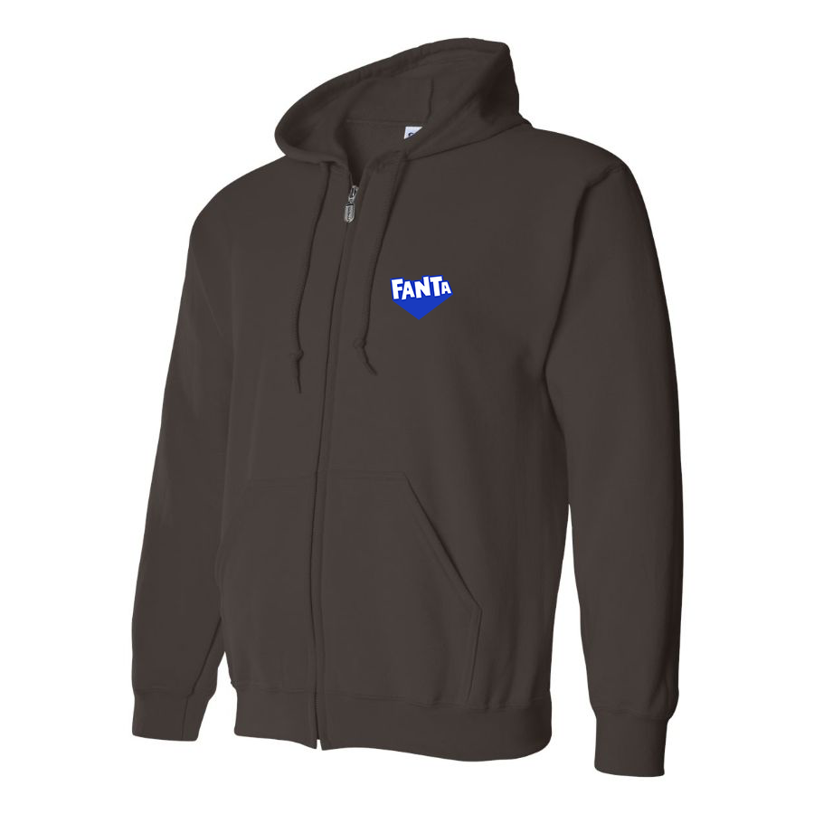 Men's Fanta Logo Zipper Hoodie