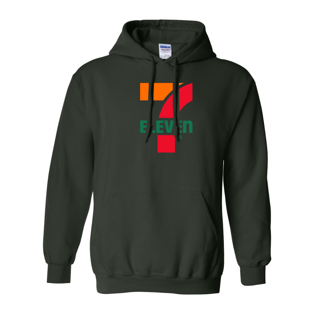 Men's 7 Eleven Logo Gildan Heavy Blend Hooded Sweatshirt