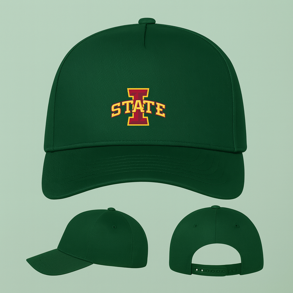 Iowa State Cyclones Logo Five Panel Twill Snapback Cap