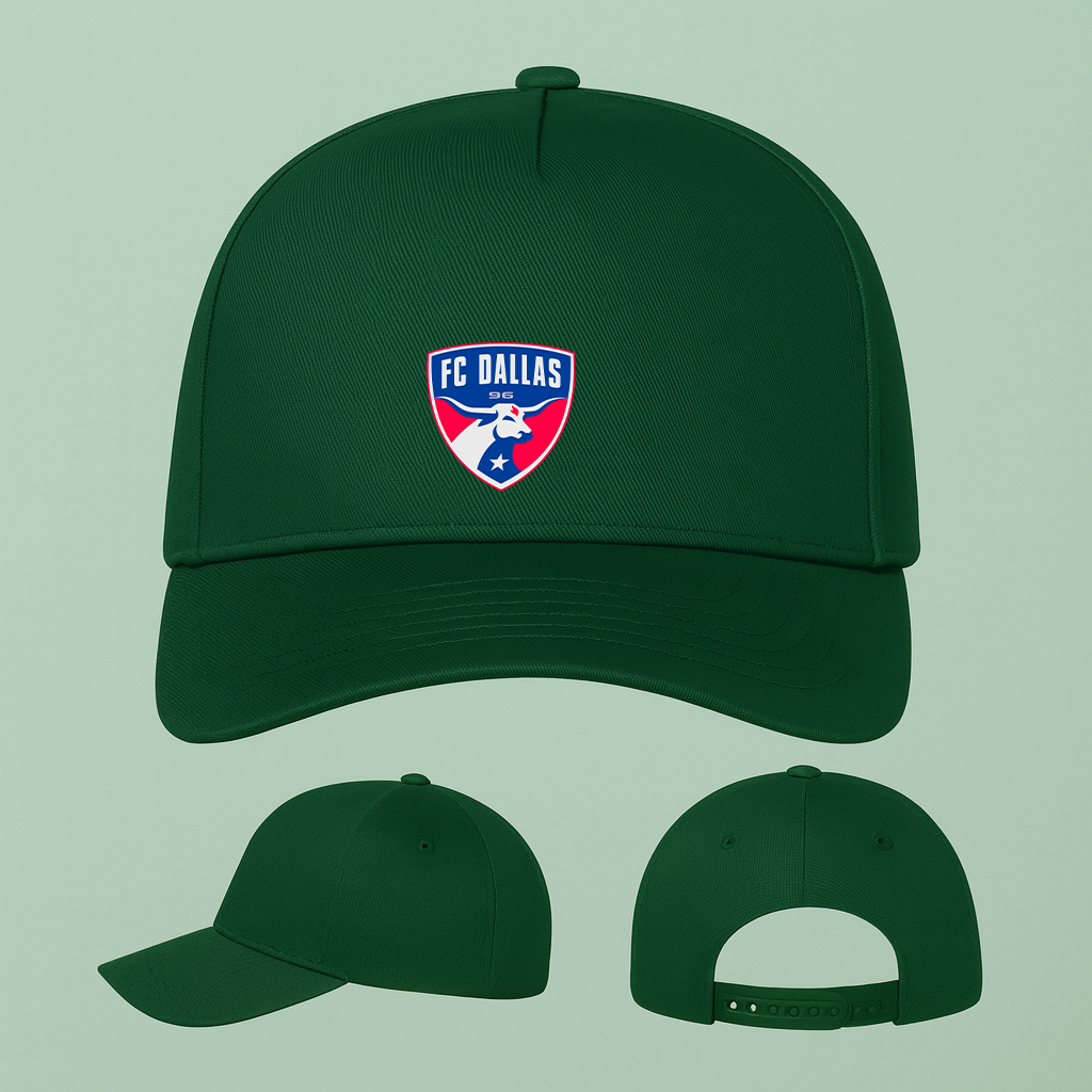 FC Dallas Soccer Logo Five Panel Twill Snapback Cap