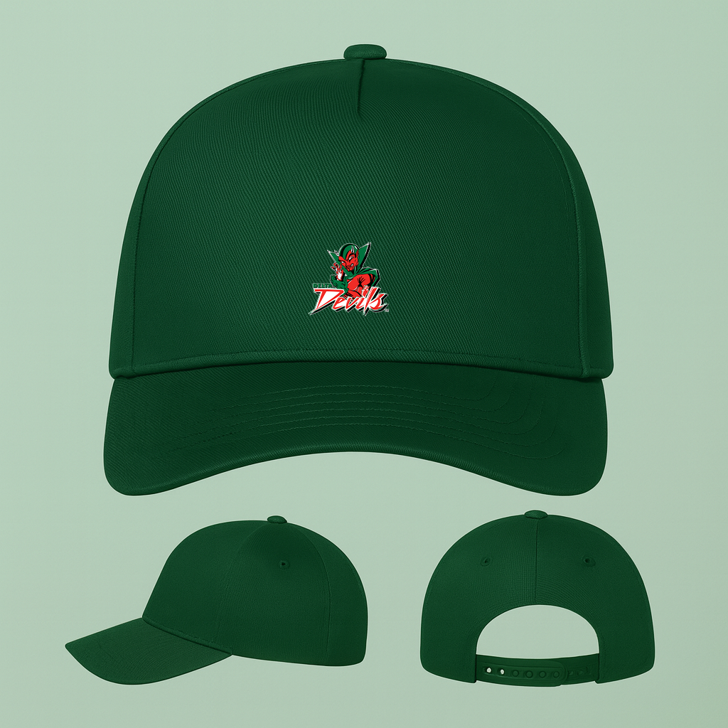 George MVSU Delta Devils Logo Five Panel Twill Snapback Cap
