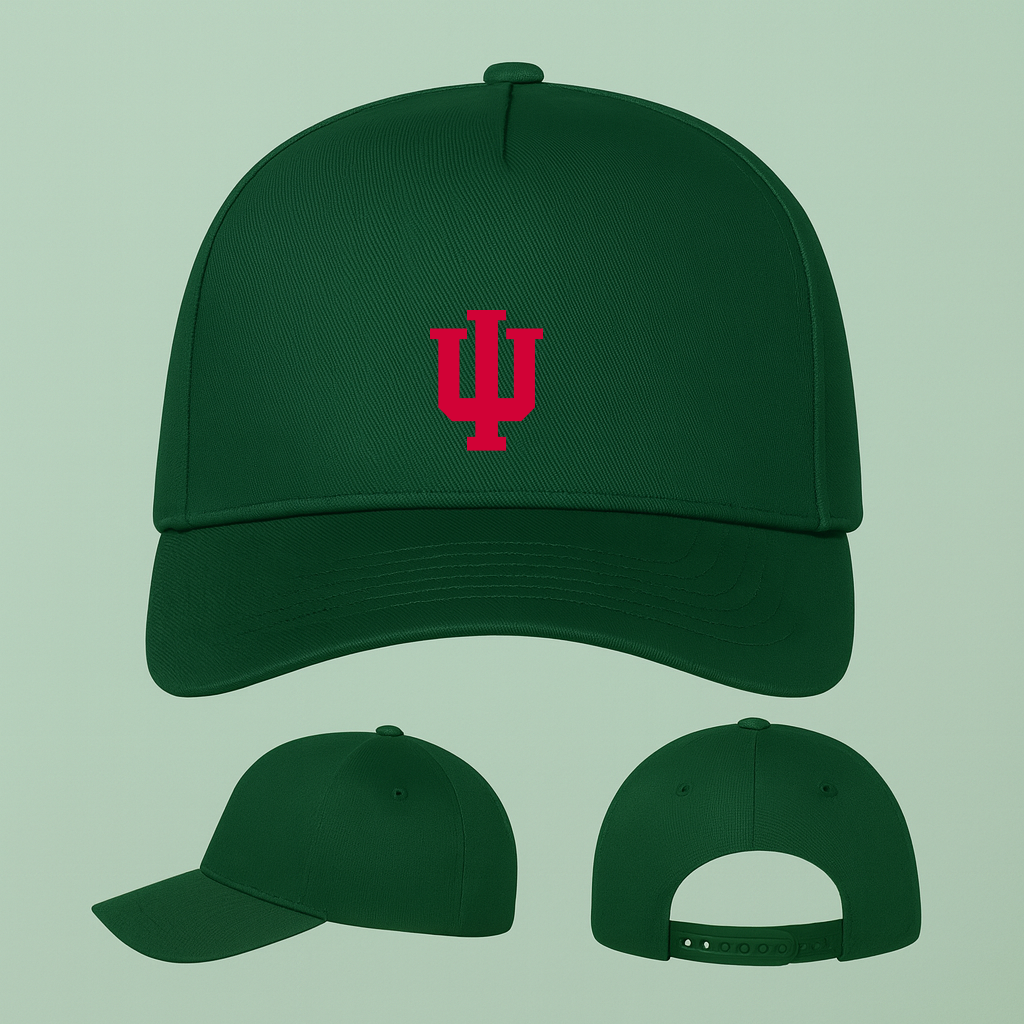 Indiana Hoosiers Logo Five Panel Twill Snapback Cap