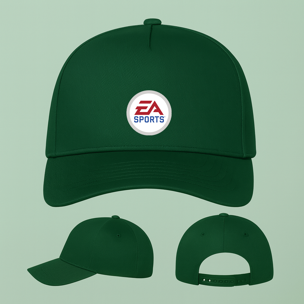 EA SPORTS Logo Five Panel Twill Snapback Cap