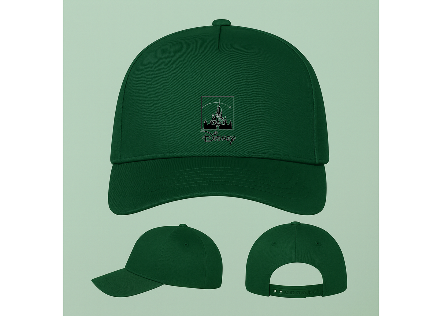 Walt Disney Cartoon Five Panel Twill Snapback Cap