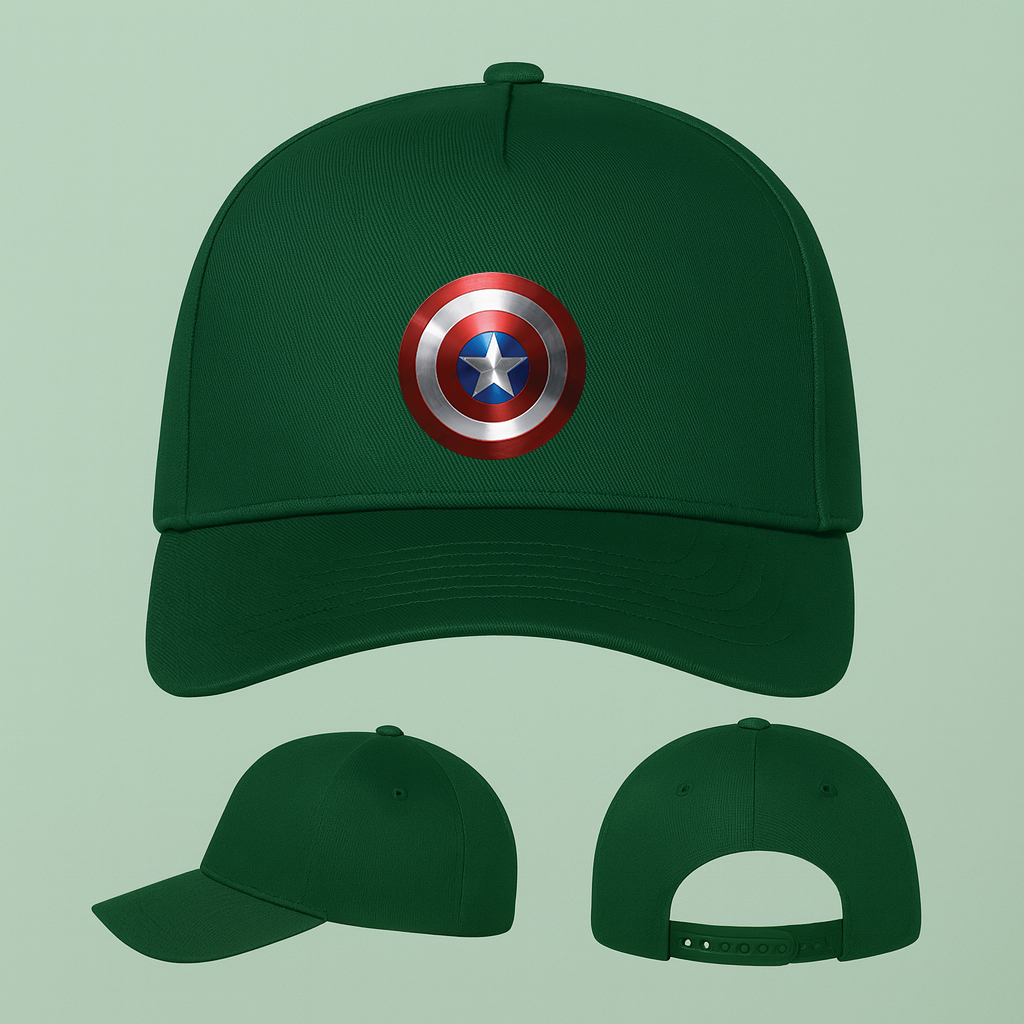 Captain America Five Panel Twill Snapback Cap