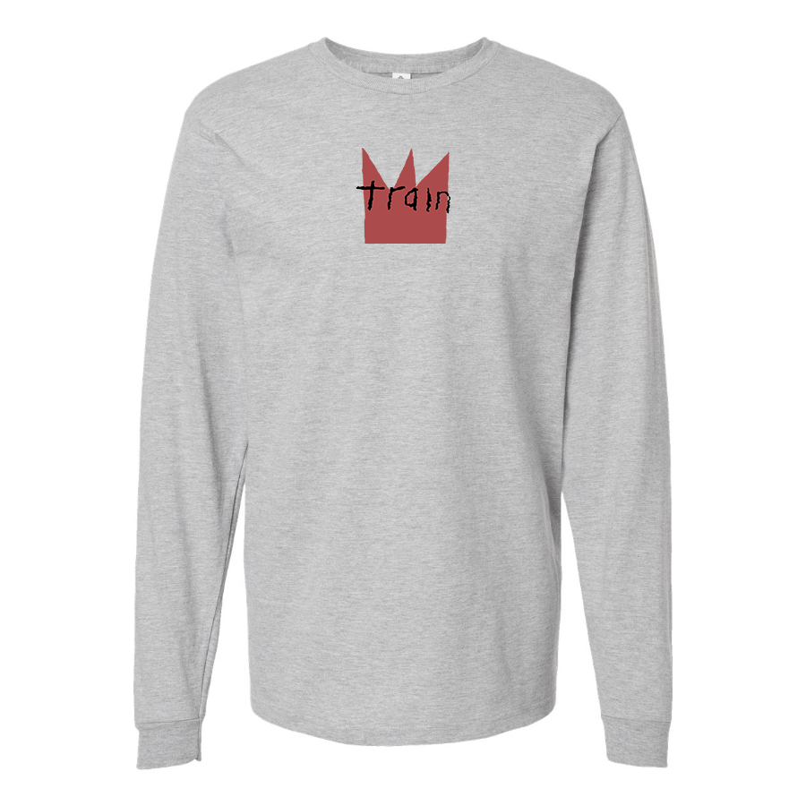 Youth Train Logo Cotton Long Sleeve T-Shirt