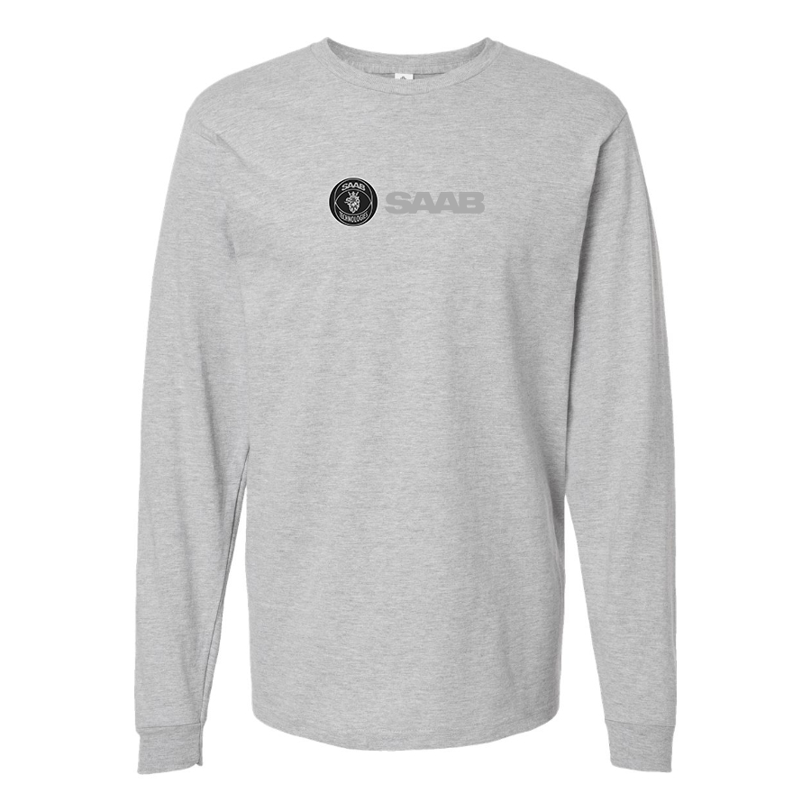 Youth Saab Logo Cotton Long Sleeve T-Shirt