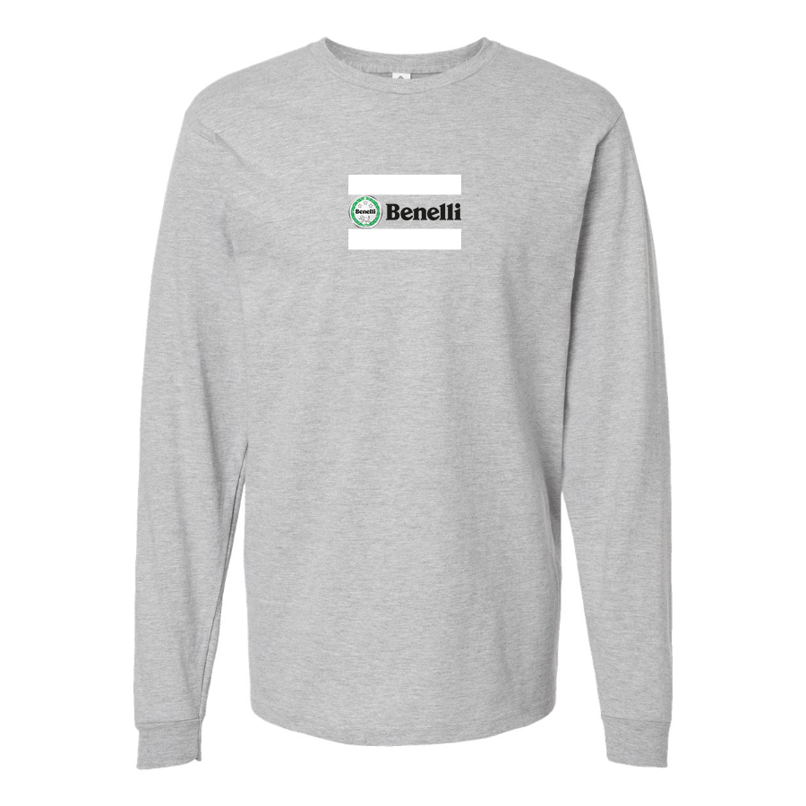 Youth Benelli Logo Cotton Long Sleeve T-Shirt