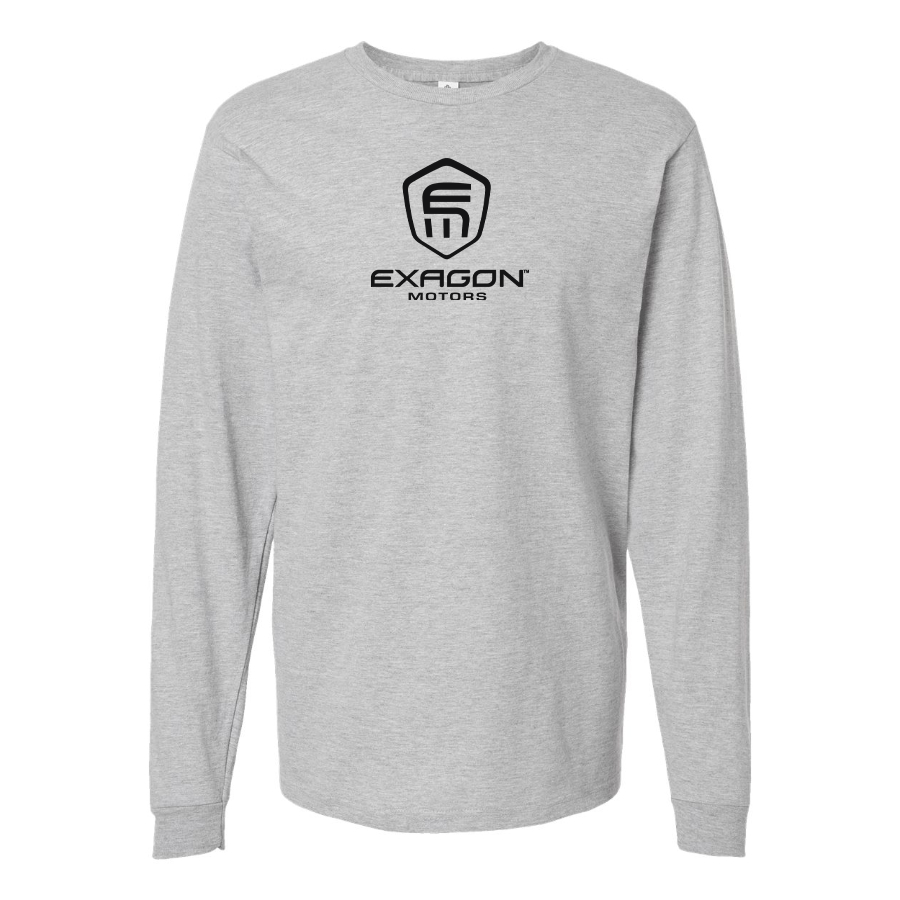 Youth Exagon Motors Logo Cotton Long Sleeve T-Shirt