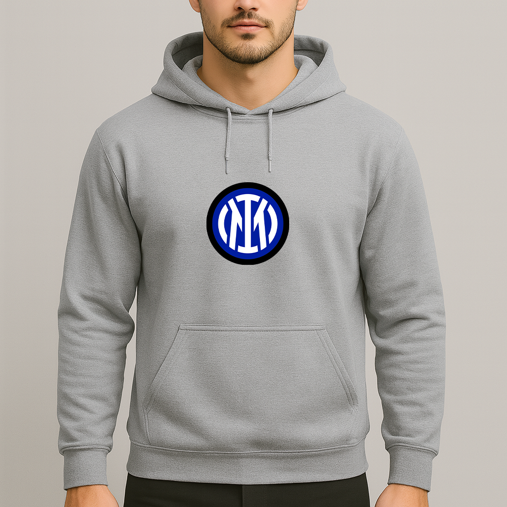 Men's Inter Milan 2025 Soccer Logo Pullover Hoodie