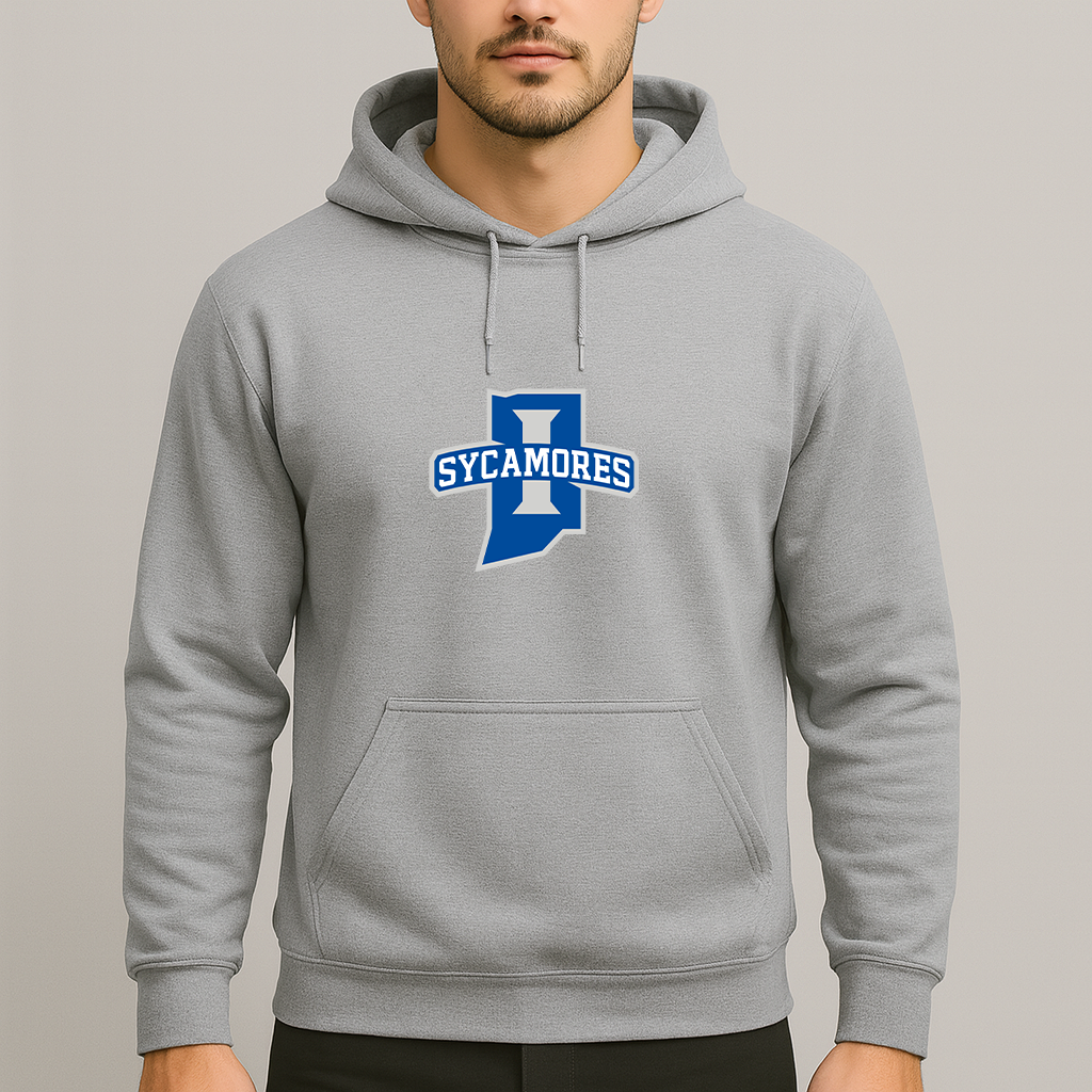 Men's Indiana State Sycamores Logo Pullover Hoodie