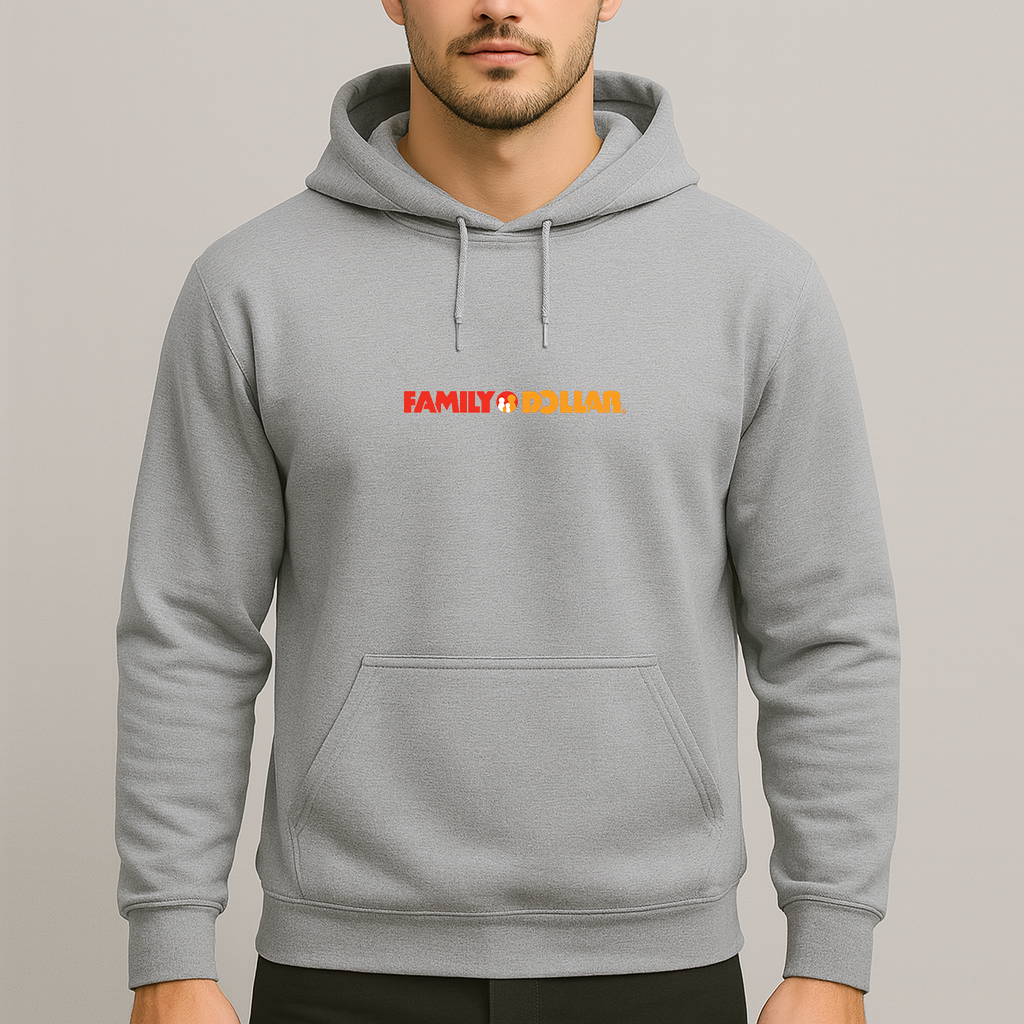 Men's Family Dollar Logo Pullover Hoodie