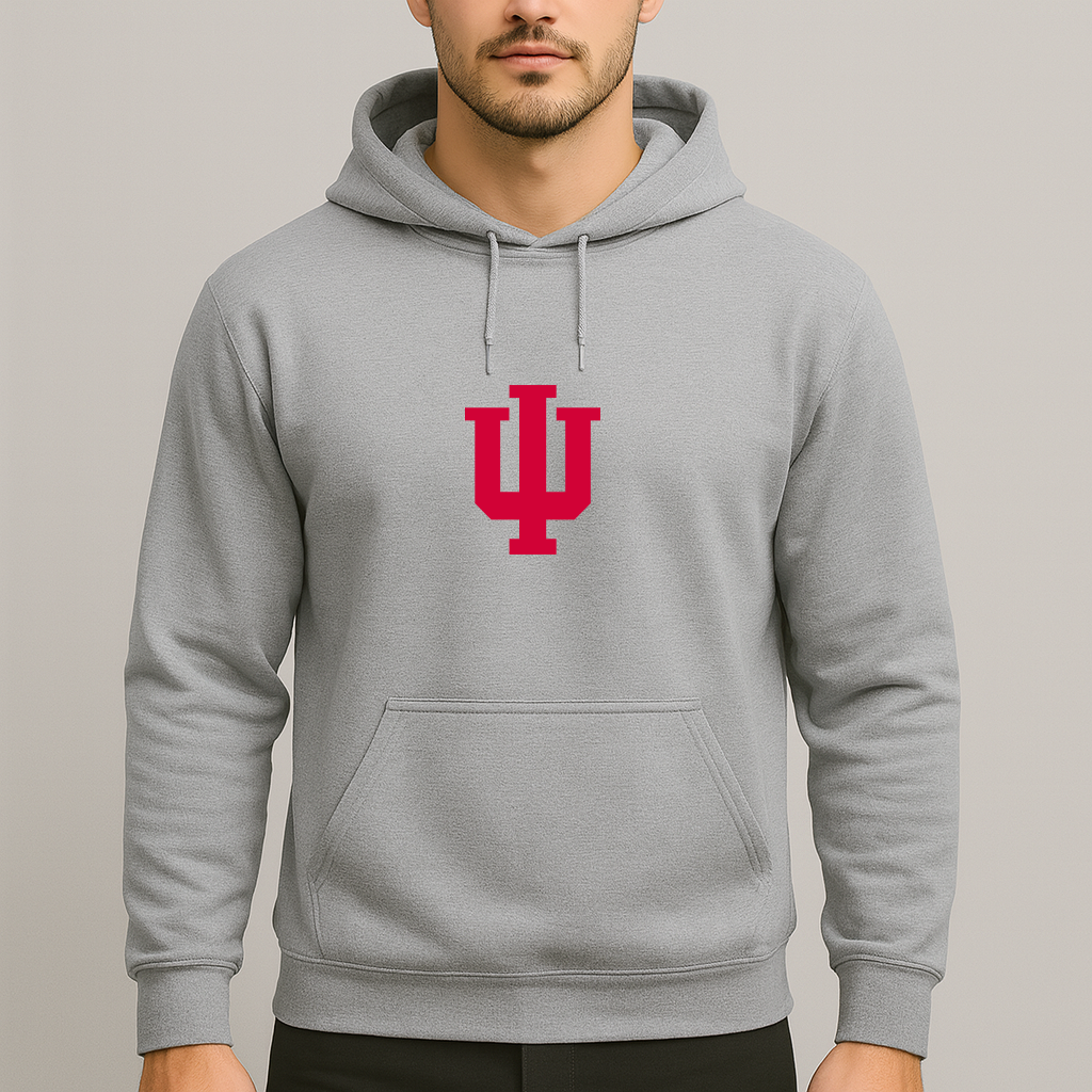 Men's Indiana Hoosiers Logo Pullover Hoodie