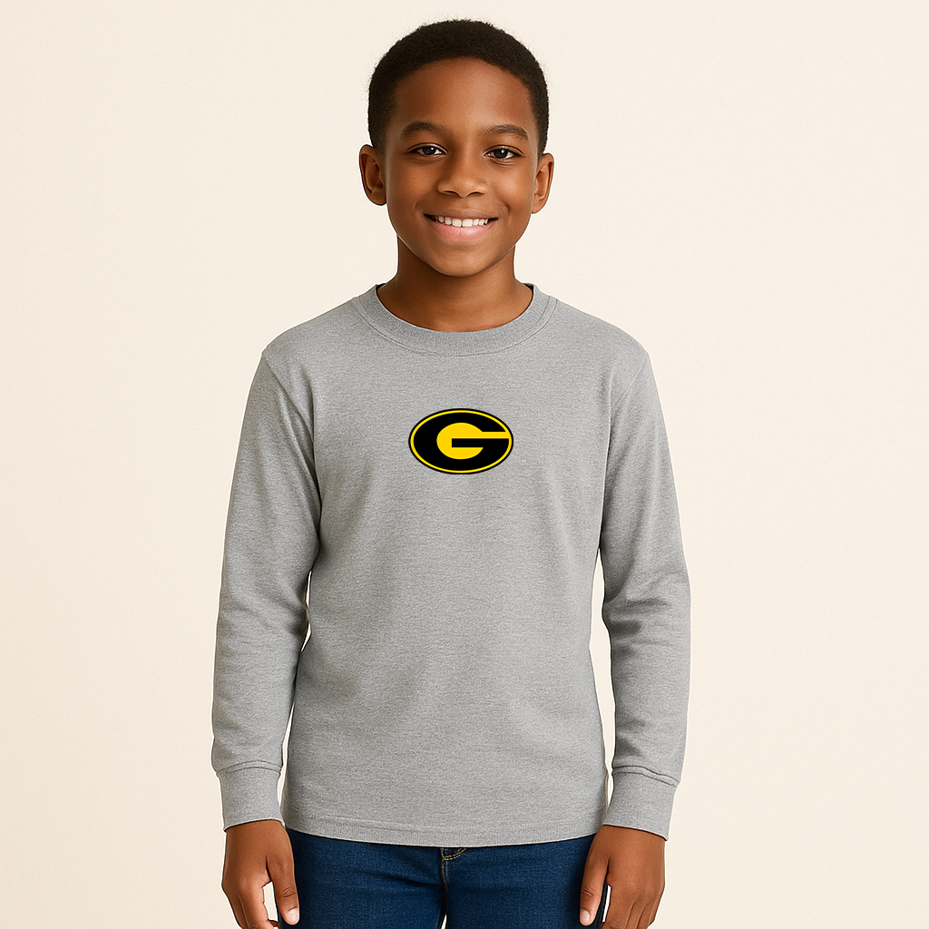 Youth Grambling State Tigers Logo Cotton Long Sleeve T-Shirt