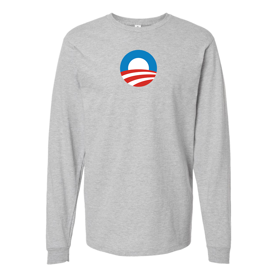 Youth Obama Logo Cotton Long Sleeve T-Shirt