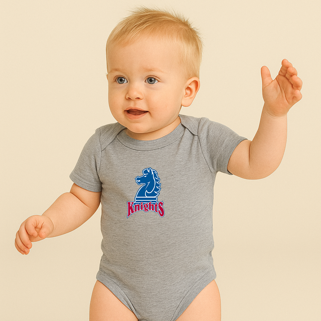 Fairleigh Dickinson Knights Logo Baby Romper Onesie