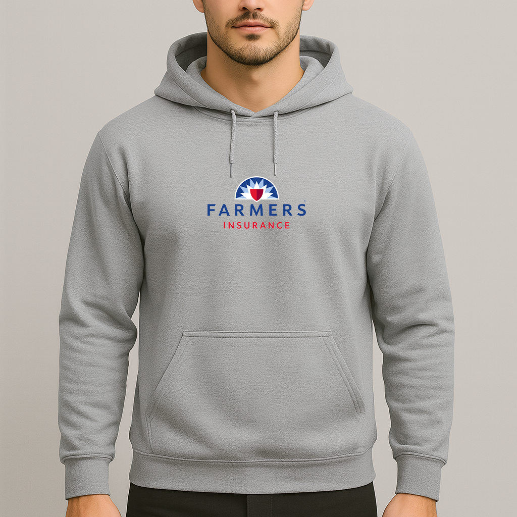 Men's Farmer_s Insurance Logo Pullover Hoodie