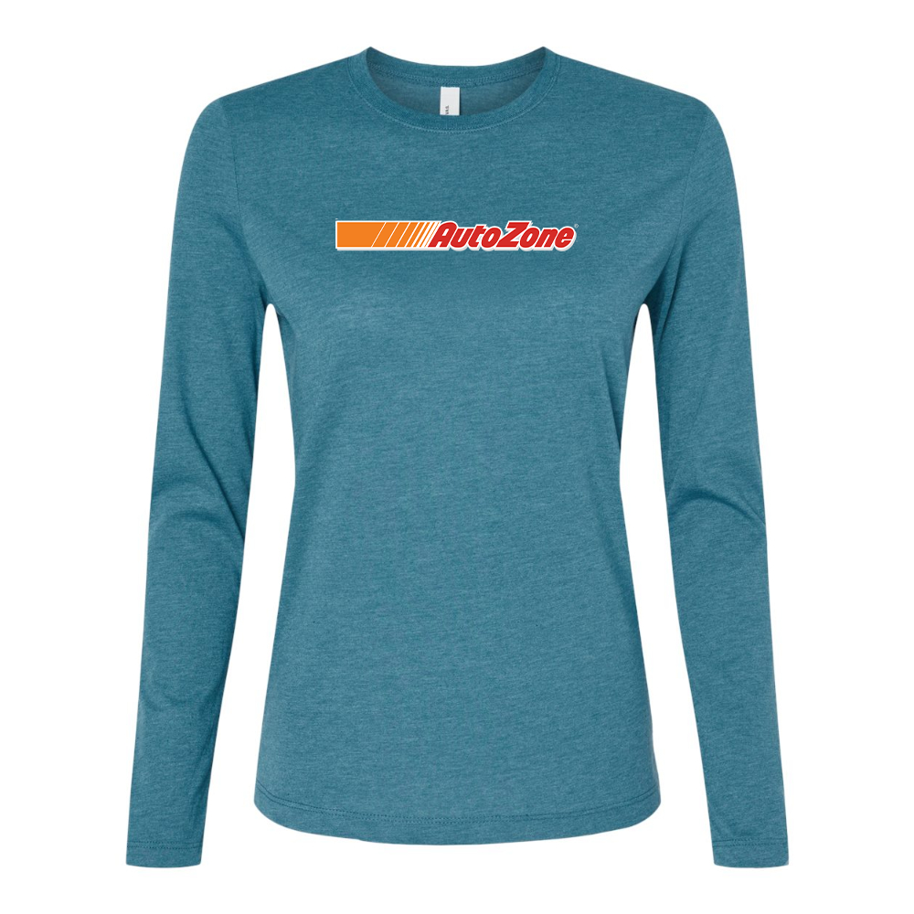 BELLA CANVAS Women’s AutoZone Logo Jersey Long Sleeve Tee