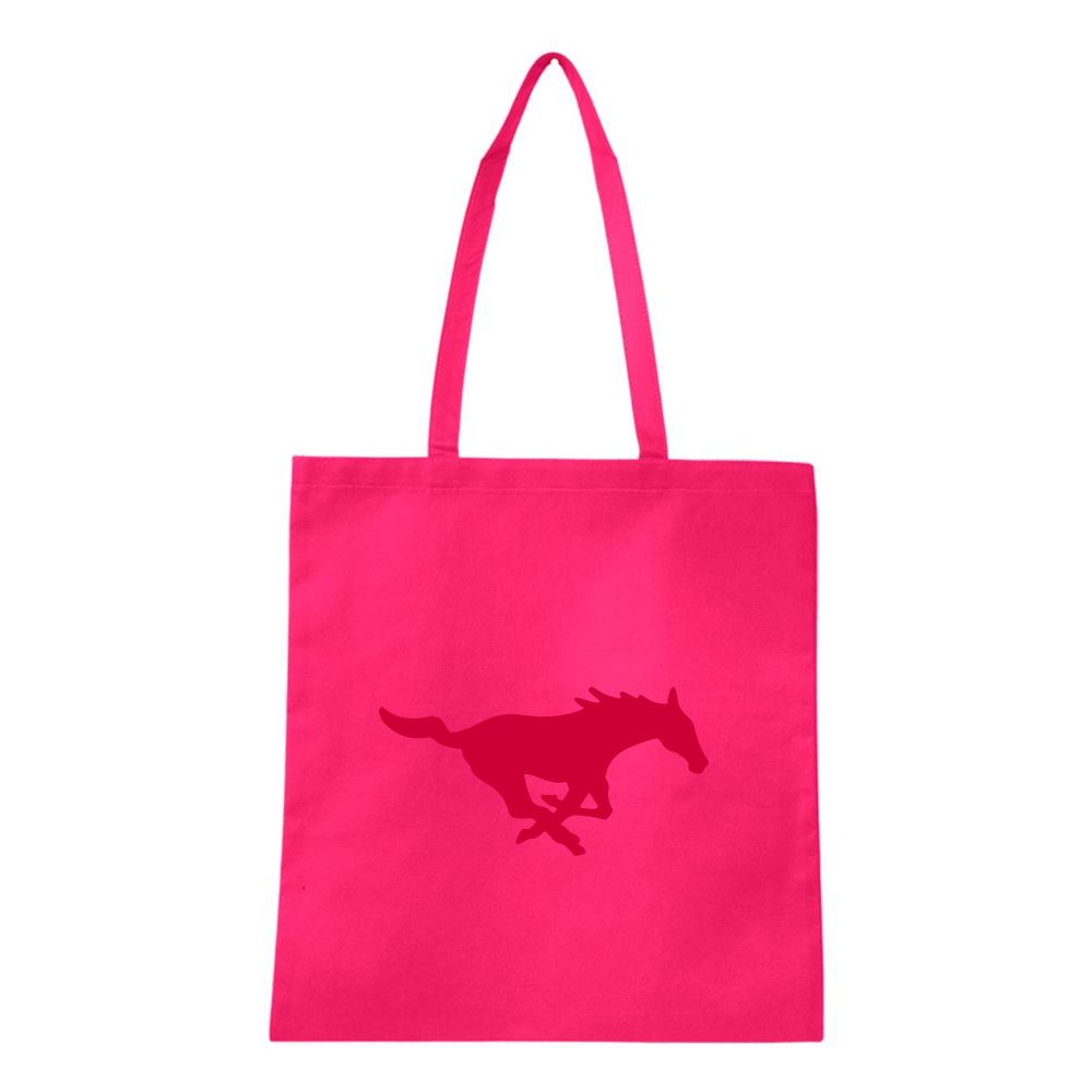 SMU Mustangs Logo Q-Tees Non-Woven Tote
