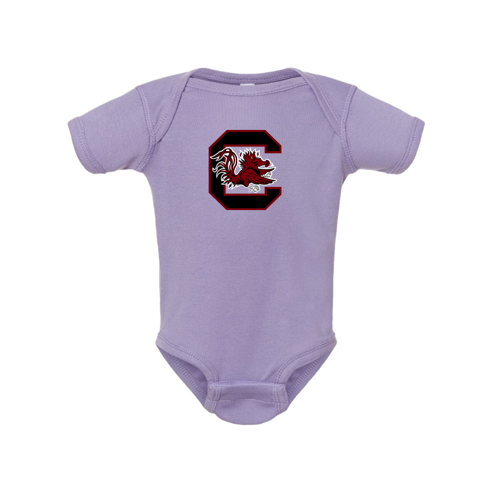 South Carolina Gamecocks Logo Rabbit Skins Infant Baby Rib Bodysuit