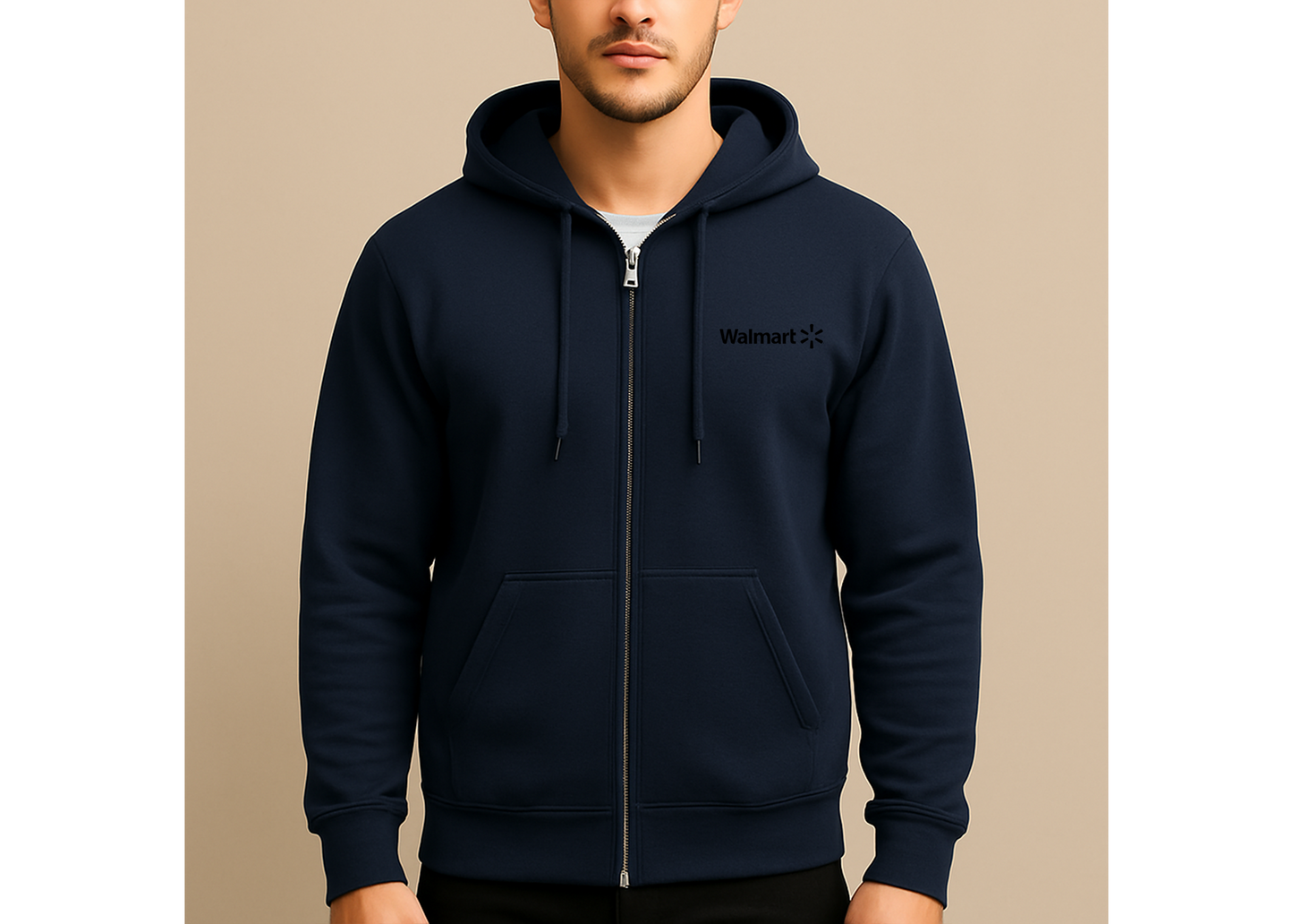 Men's Walmart Logo Zipper Hoodie