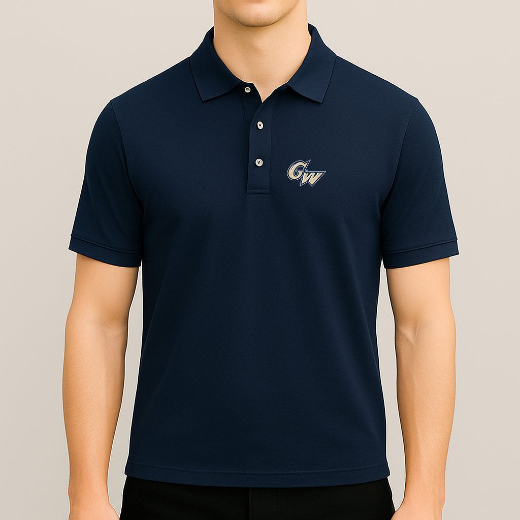 Men's George Washington Colonials Log Dry Blend Polo