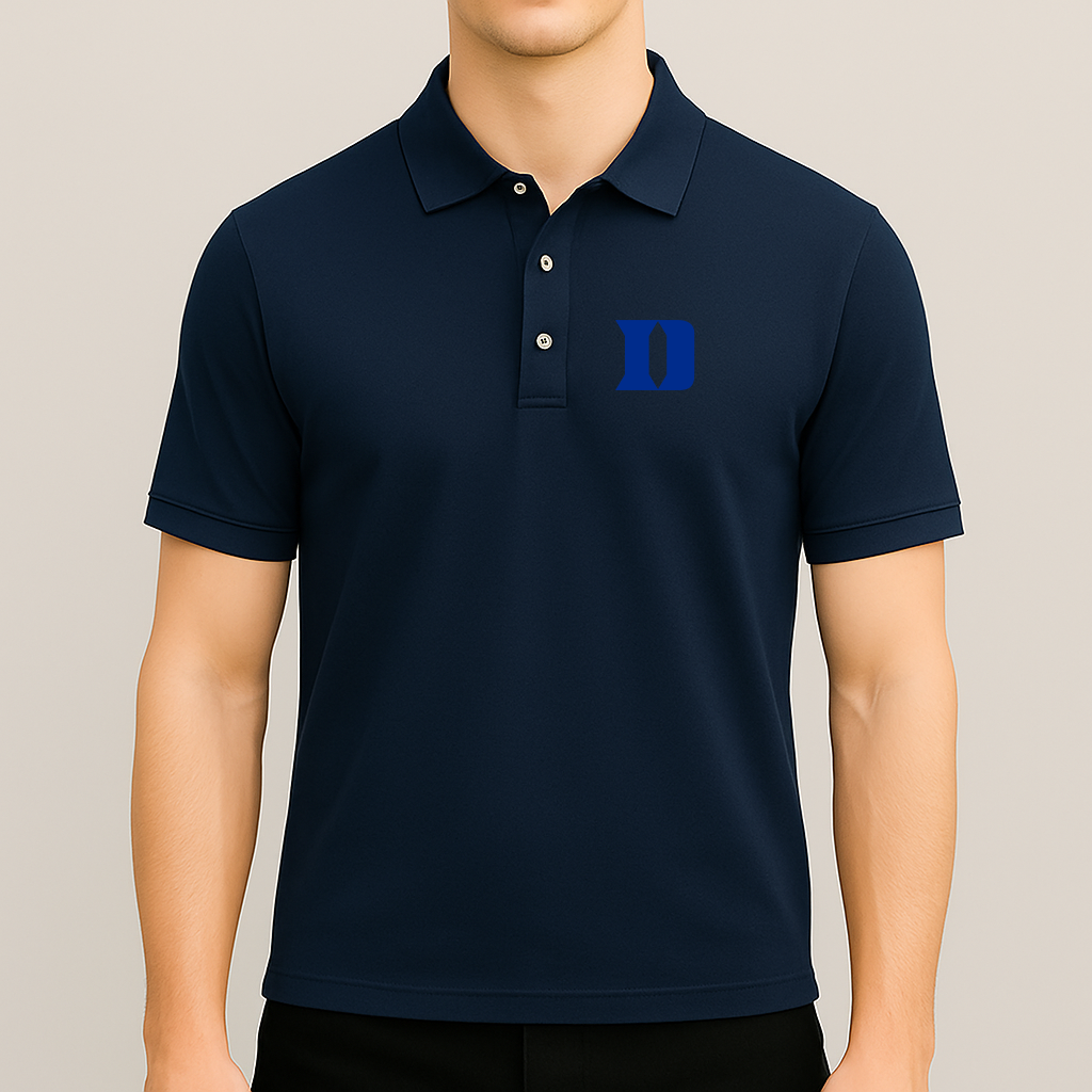 Men's Duke Blue Devils Logo Dry Blend Polo