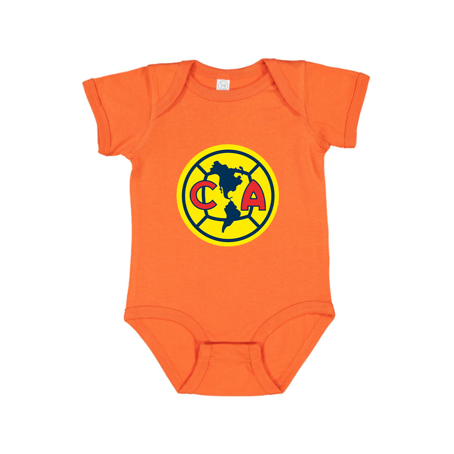 Club America Football Baby Romper Onesie