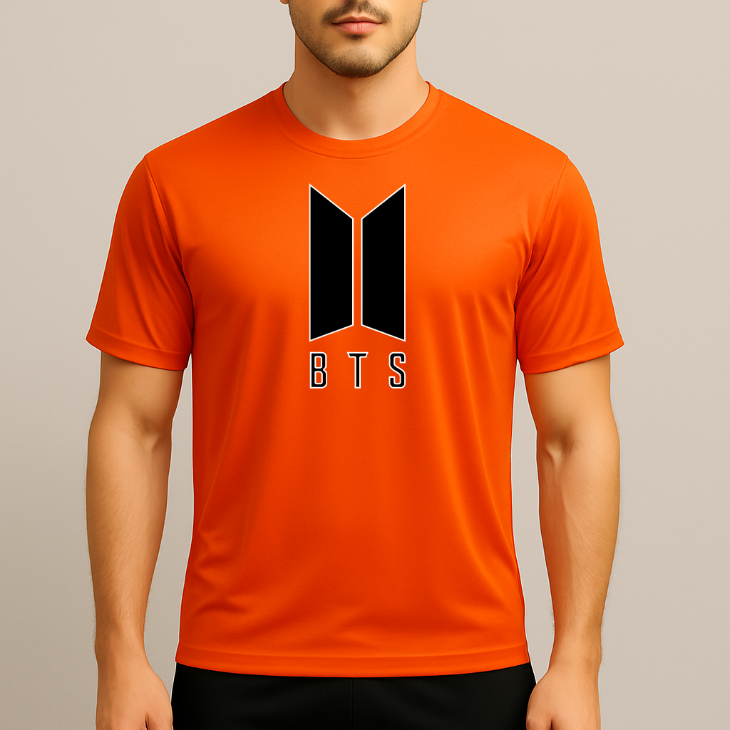 Men's BTS Music Polyester T-Shirt