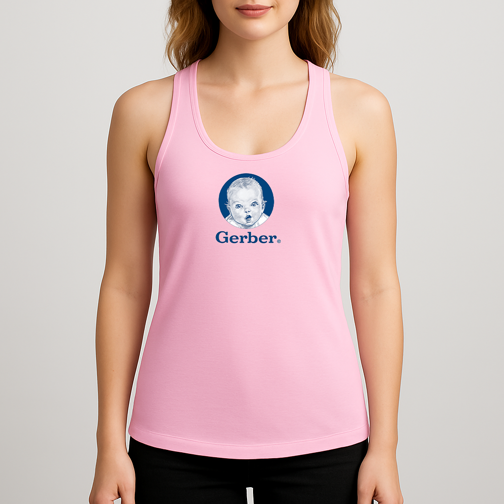 Women's Gerber Life Insurance Logo Next Level Ideal Racerback Tank