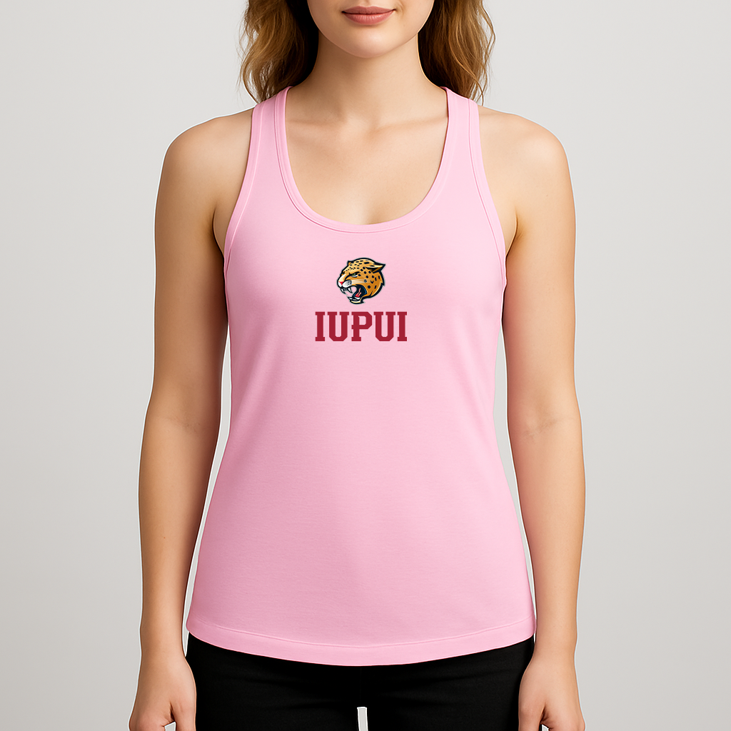 Women's IUPUI Jaguars Logo Next Level Ideal Racerback Tank