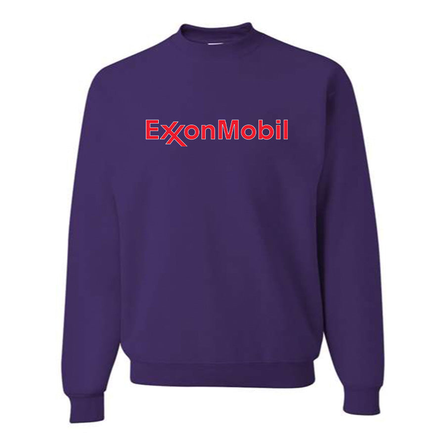 Men's Exxon Mobil Gas Station Crewneck Sweatshirt