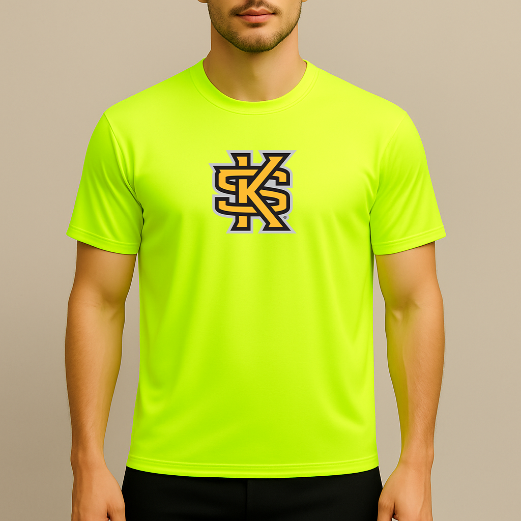 Men's Kennesaw State Owls Logo Polyester T-Shirt