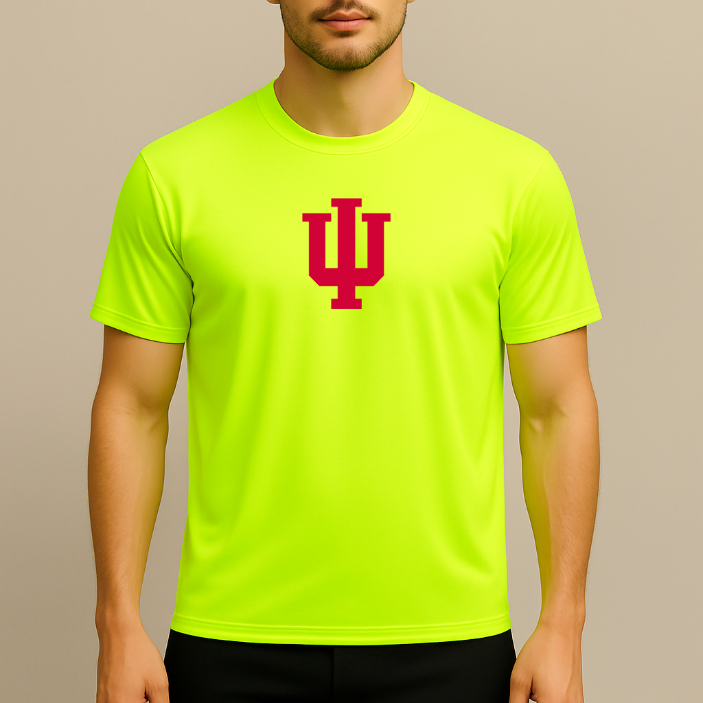 Men's Indiana Hoosiers Logo Polyester T-Shirt