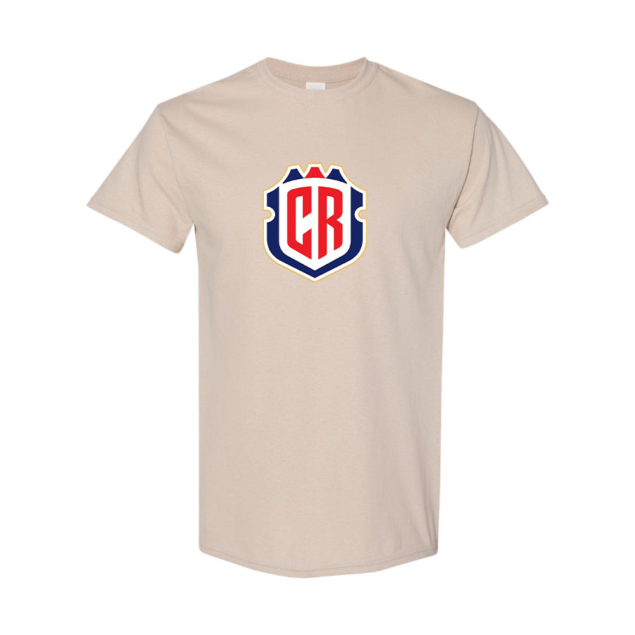 Men's Costa Rica National Soccer Team Cotton T-Shirt