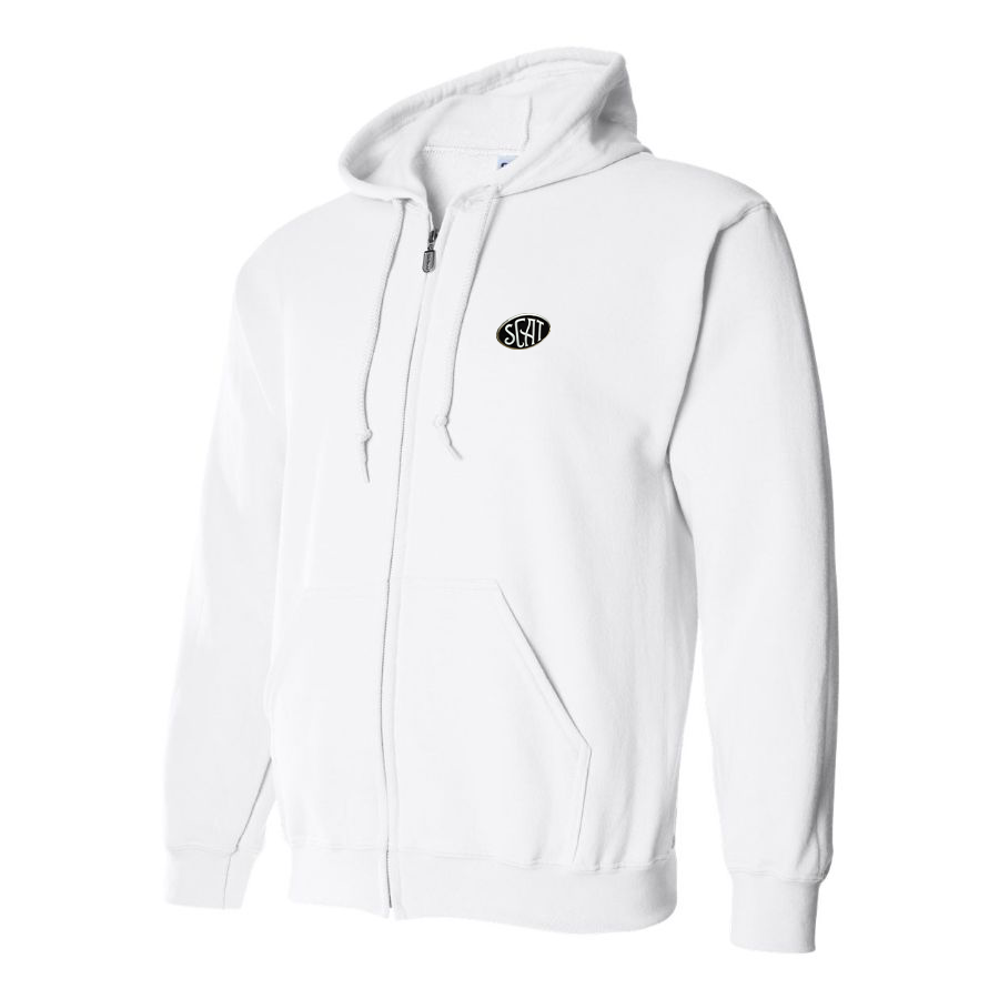 Men's SCAT Logo Zipper Hoodie