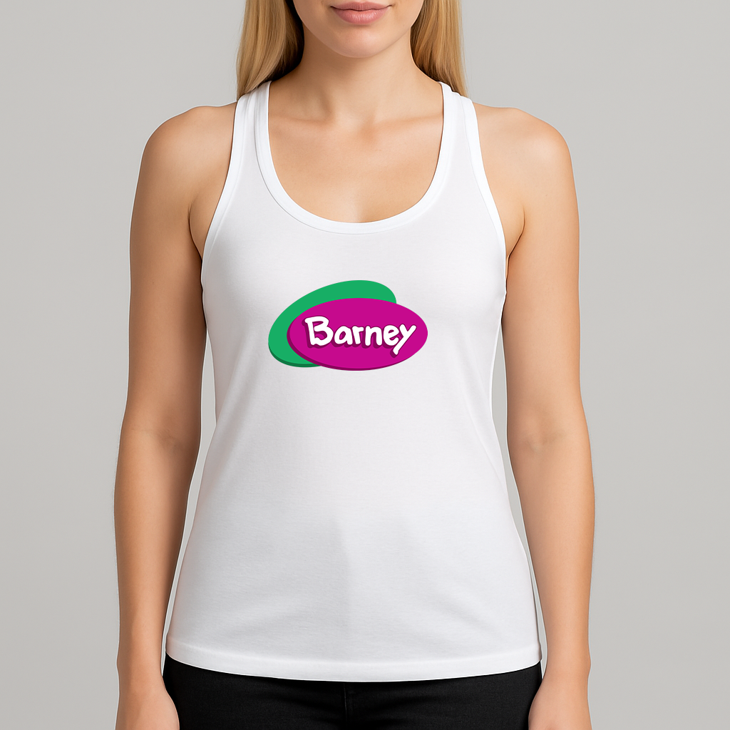 Women's Barney Show Racerback Tank Top
