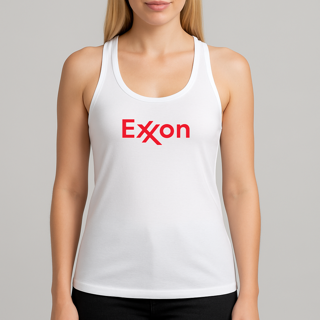 Women's Exxon Gas Station Racerback Tank Top